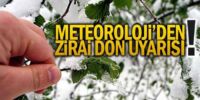 MANİSA İÇİN ZİRAİ METEOROLOJİK UYARI