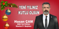 Milli Yol Partisi Manisa İl Başkanı Hasan Çam  yeni yılı kutladı.