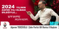 Zafer Partisi GK İl Başkanı Alperen Terzioğlu  yeni yılı kutladı