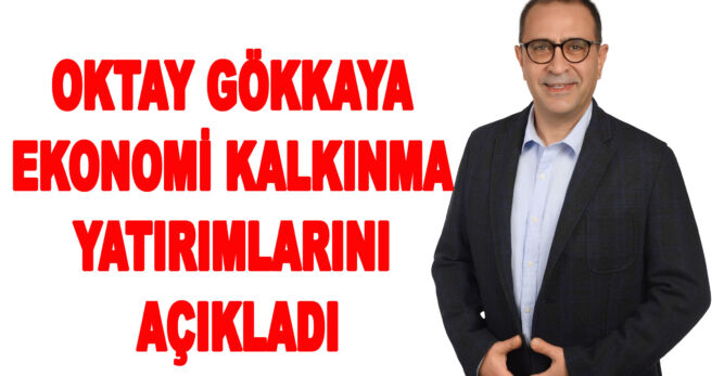 OKTAY GÖKKAYA EKONOMİ KALKINMA YATIRIMLARINI AÇIKLADI