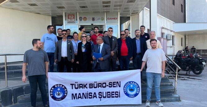 Türk Büro Sen Manisa Şubesi, 112 Acil Çağrı Merkezi’nin taleplerini dile getirdi