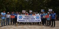 MANİSA KAMU SEN’DEN TASARRUF GENELGESİ EYLEMİ 