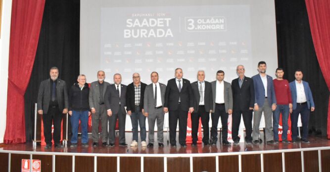 Saruhanlı Saadet Partisi 3. Olağan Kongresi Gerçekleştirildi