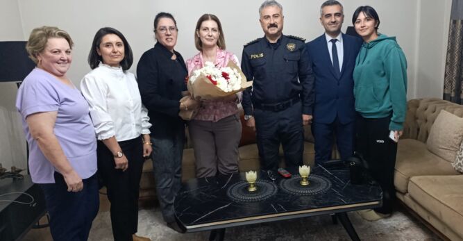 Şehit Polis Cüneyt Ecel’in Eşi Habibe Ecel’e Anlamlı Ziyaret